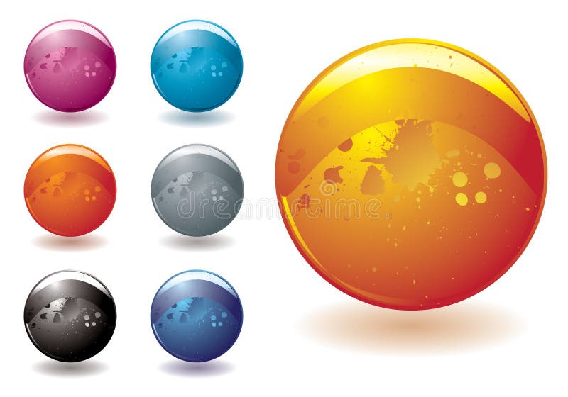 Marble blast vector illustration