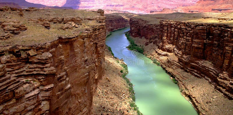Marble Canyon - Colorado River royalty free stock images