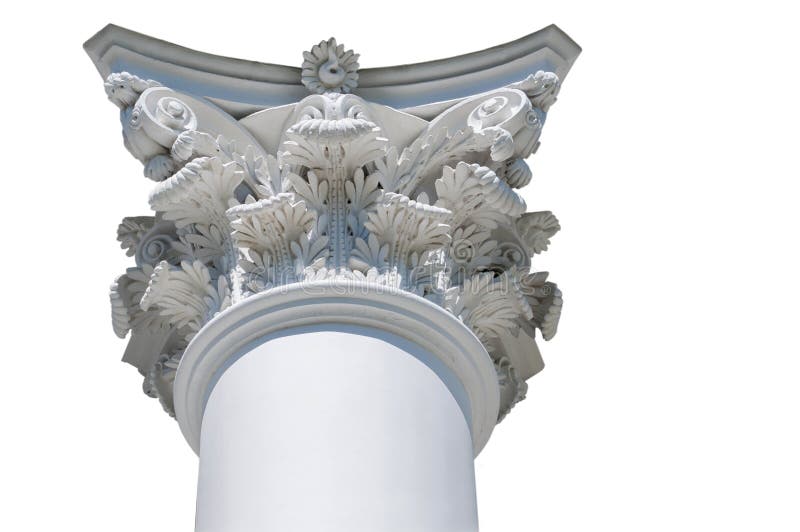 Marble Capital Isolated on White Stock Photo Image of isolated