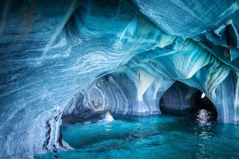Marble Caves of Lake General Carrera Chile South American Natural,60CM Over Knee High Socks 