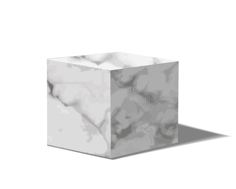 MARBLE CUBE XS WHITE MARBLE CUBE XS WHITE