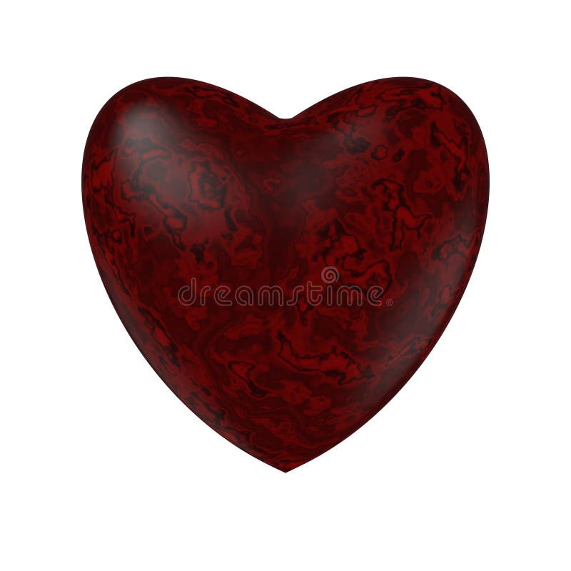 Red Heart Marble Irregular Plastic Stony Mosaic Pattern Texture Stock