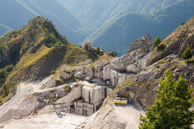 Marble  Mine  In Carrara  Italy Stock Image Image of 