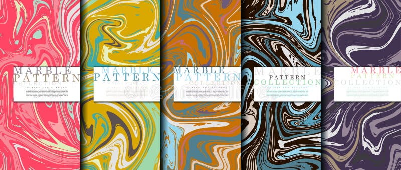 Marble pattern collection abstract pop art background template copy-space vector vector illustration Marble pattern collection abstract pop art background template copy-space vector vector illustration