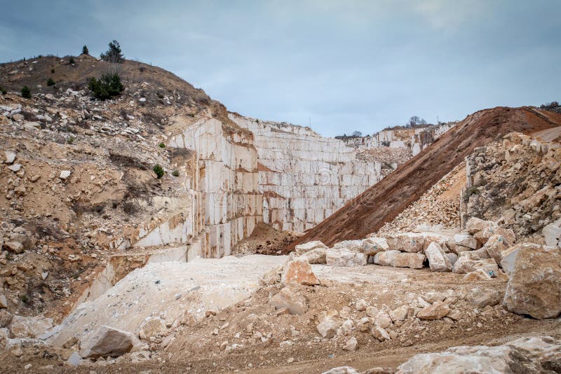 Marble quarry stock photo. Image of cave, destruction 205766676