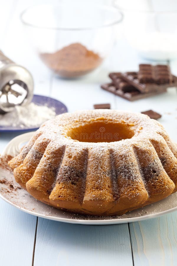 Marble ring cake stock photo. Image of easter, chocolate 190680712