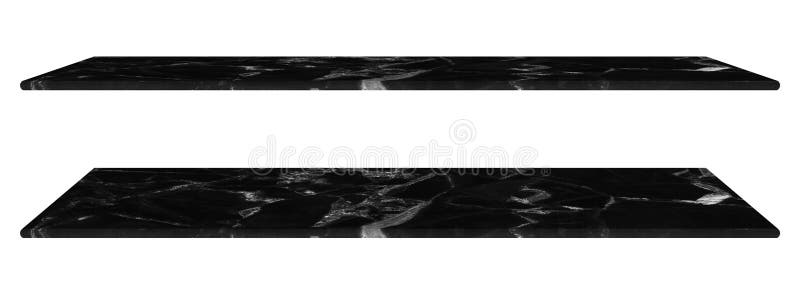 Marble table, counter top Black surface, Stone slab for display products isolated on white background have clipping path stock image Marble table, counter top Black surface, Stone slab for display products isolated on white background have clipping path stock image
