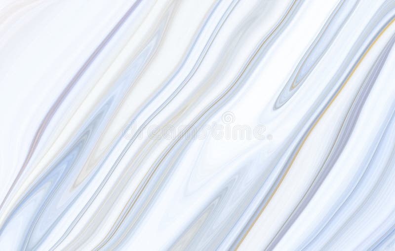 Marble wall surface Illustration blue white pattern yellow graphic background. stock photography