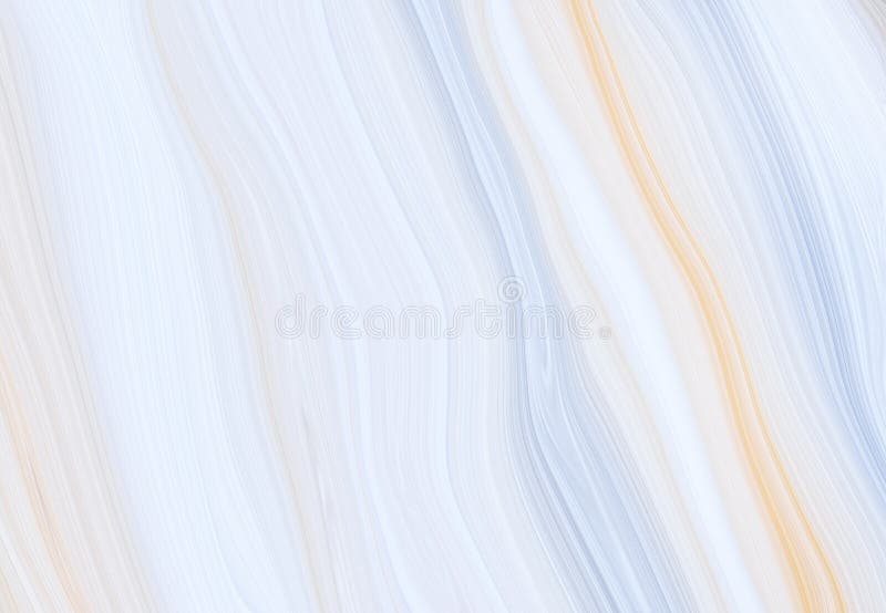 Marble wall surface Illustration blue white pattern yellow graphic background. royalty free stock images
