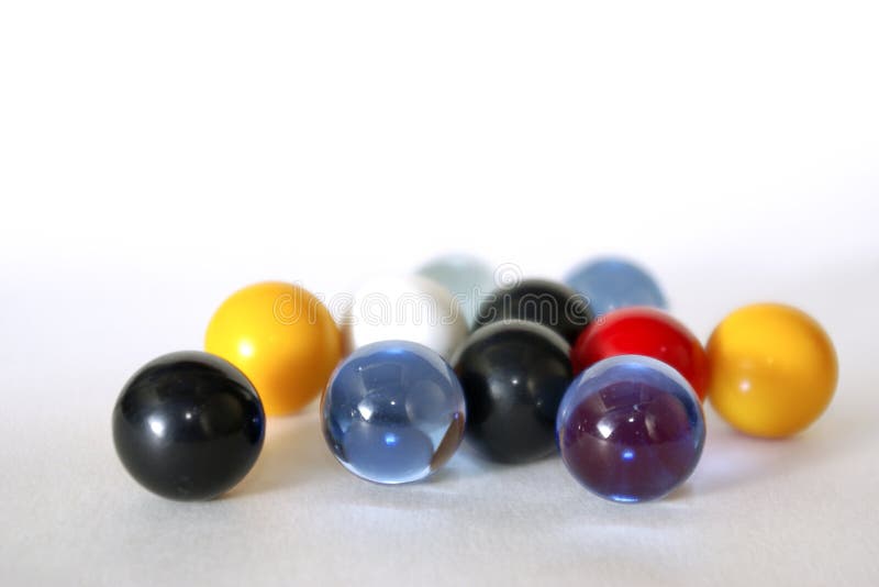 Multicolored Marbles stock photo. Image of playing, balls 17141658