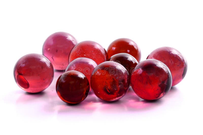 Red marbles stock photo. Image of crystal, shade, balls - 11859526