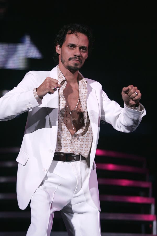 Marc Anthony Performs in Concert Editorial Photography Image of
