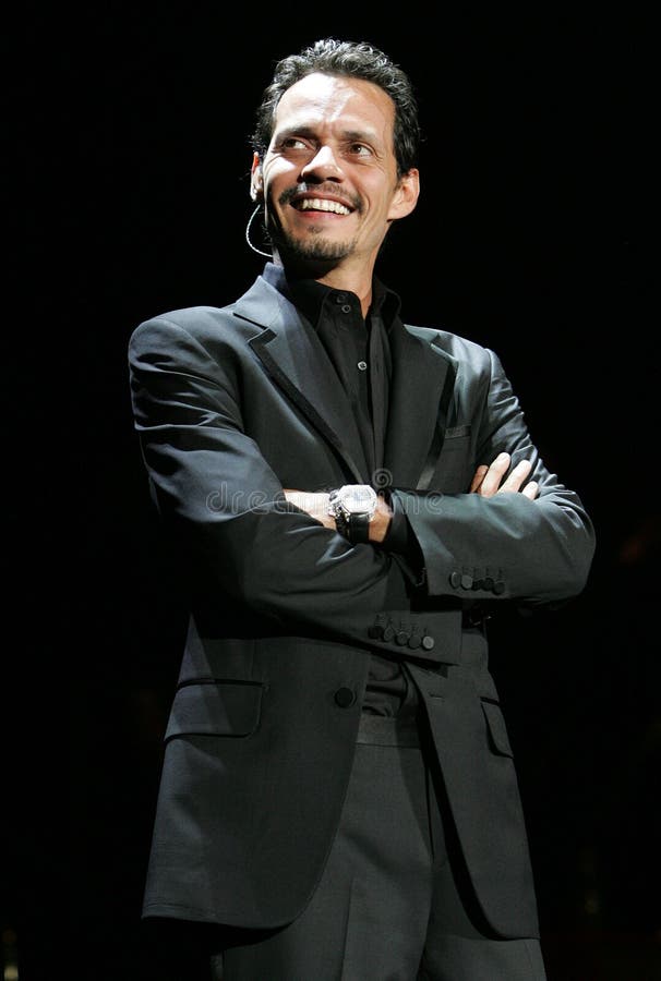 Marc Anthony Performs in Concert Editorial Stock Image - Image of anthony, american: 129313324
