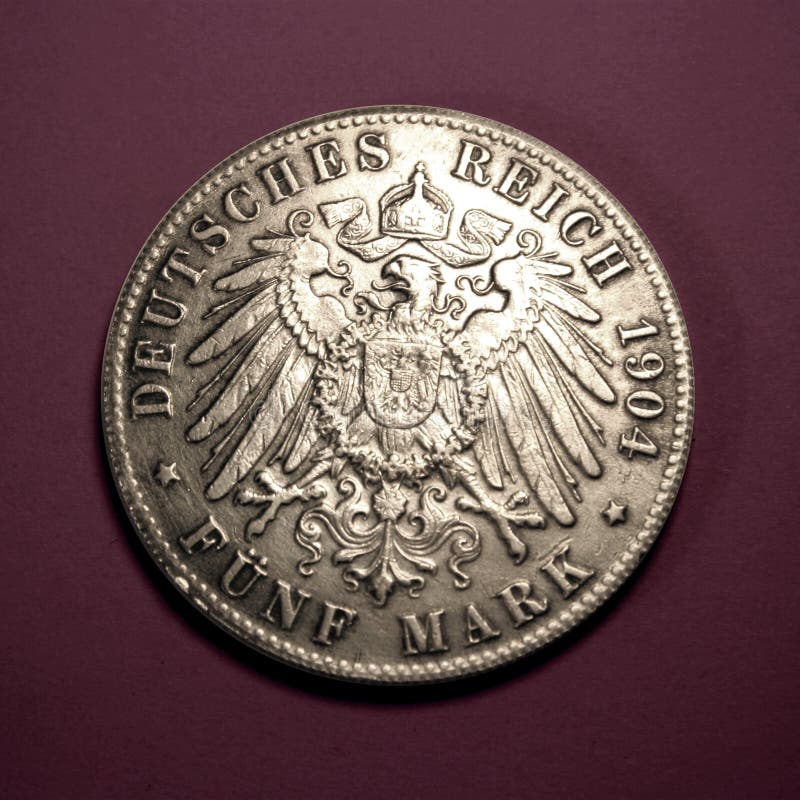 Download Marca cinco foto de stock. Imagem de reich, moedas, banco - 60432