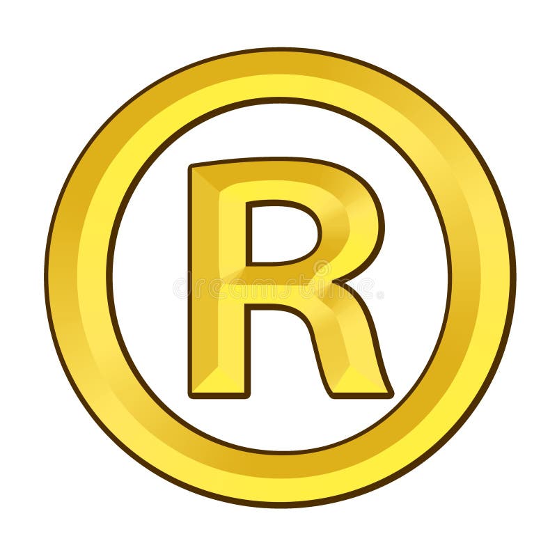 Marca Registada ilustração stock