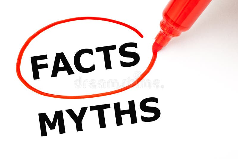 Choosing Facts instead of Myths. Facts selected with red marker. Choosing Facts instead of Myths. Facts selected with red marker.