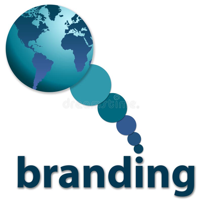 Branding ilustração do vetor