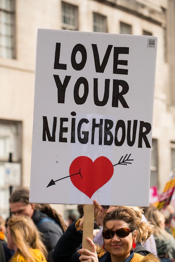 March Against Racism - London, UK. stock photography March Against Racism - London, UK. stock photography