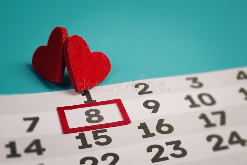 8 march in calendar. How to plan Women`s day. - Image stock photography 8 march in calendar. How to plan Women`s day. - Image stock photography