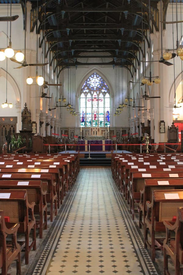 Interior of St. John S Cathedral, Central, Hong Kong 24 March 2012