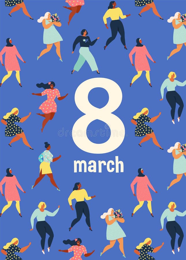8 march, International Womens Day. Feminism concept template design. Vector illusttation. vector illustration 8 march, International Womens Day. Feminism concept template design. Vector illusttation. vector illustration