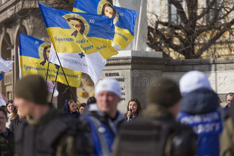 March 8, Kiev, Ukraine, March of Women, Feminists, LGBT Community ...