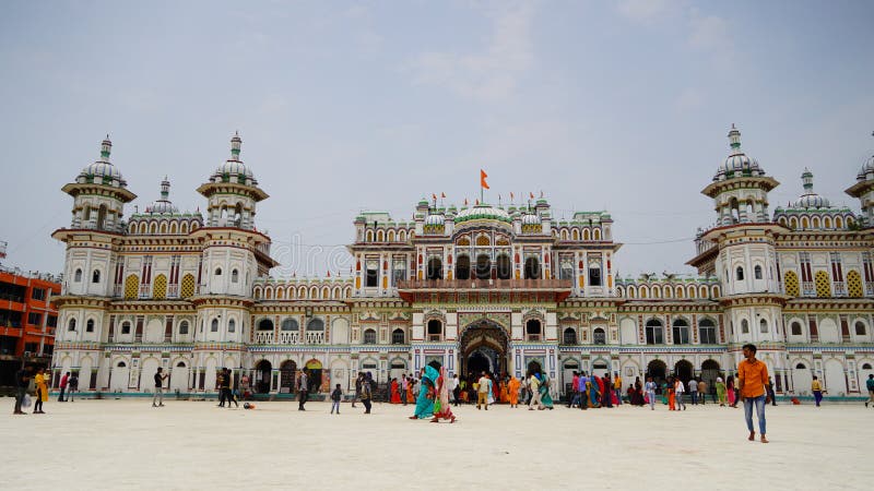Janki Mandir Birth Palace of Sita Mata Janakpur Editorial Stock Photo ...