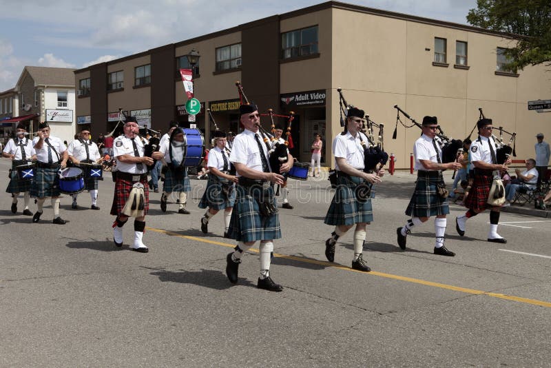 Bagpipes band editorial photo. Image of music, patrick 38849581