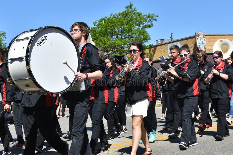 Marching Band royalty free stock image Marching Band royalty free stock image