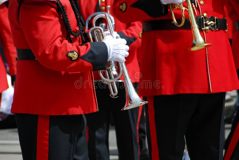 Marching band stock image. Image of musician, trumpet, destination 257887