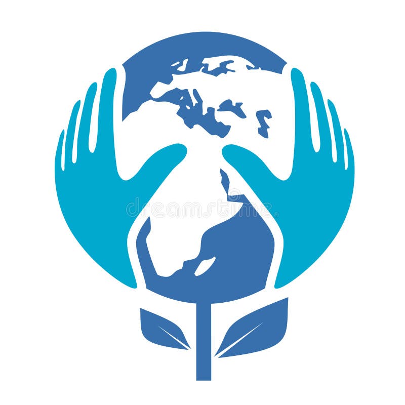 Marchio dell'ambiente della terra illustrazione vettoriale Marchio dell'ambiente della terra illustrazione vettoriale