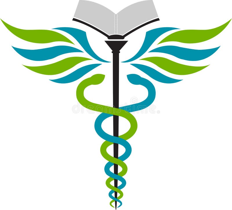 Marchio di formazione dell'ospedale illustrazione vettoriale