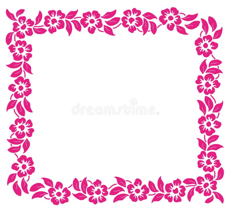 Marco de la flor libre illustration Marco de la flor libre illustration