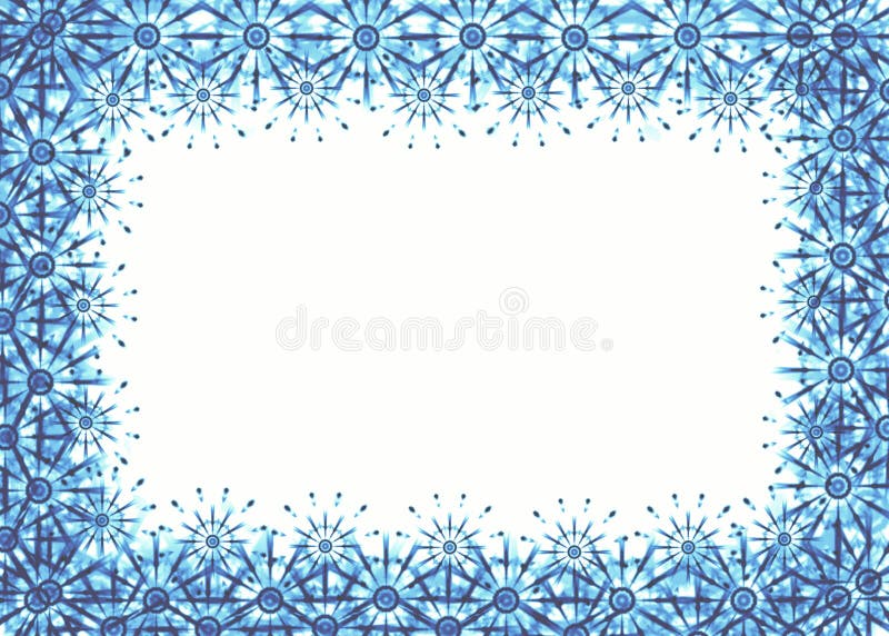 Marco navideño ilustración del vector