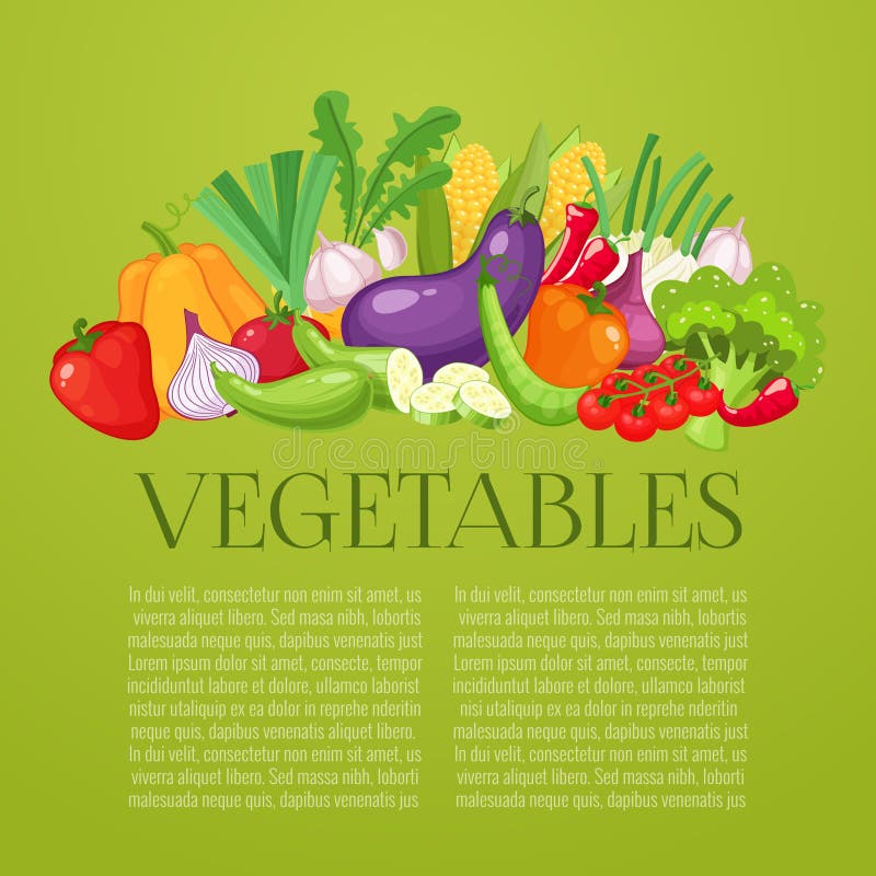 Marco de la opinión superior de las verduras Diseño del menú del mercado de los granjeros Cartel del alimento biológico Vector di ilustración del vector Marco de la opinión superior de las verduras Diseño del menú del mercado de los granjeros Cartel del alimento biológico Vector di ilustración del vector