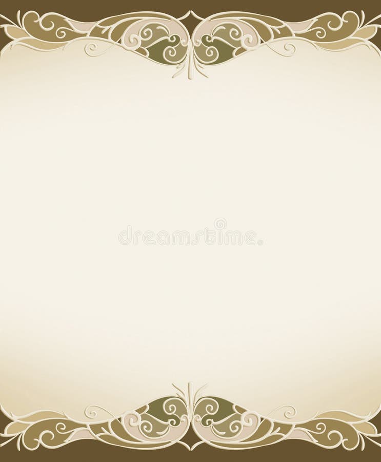 Marco vintage stock de ilustración