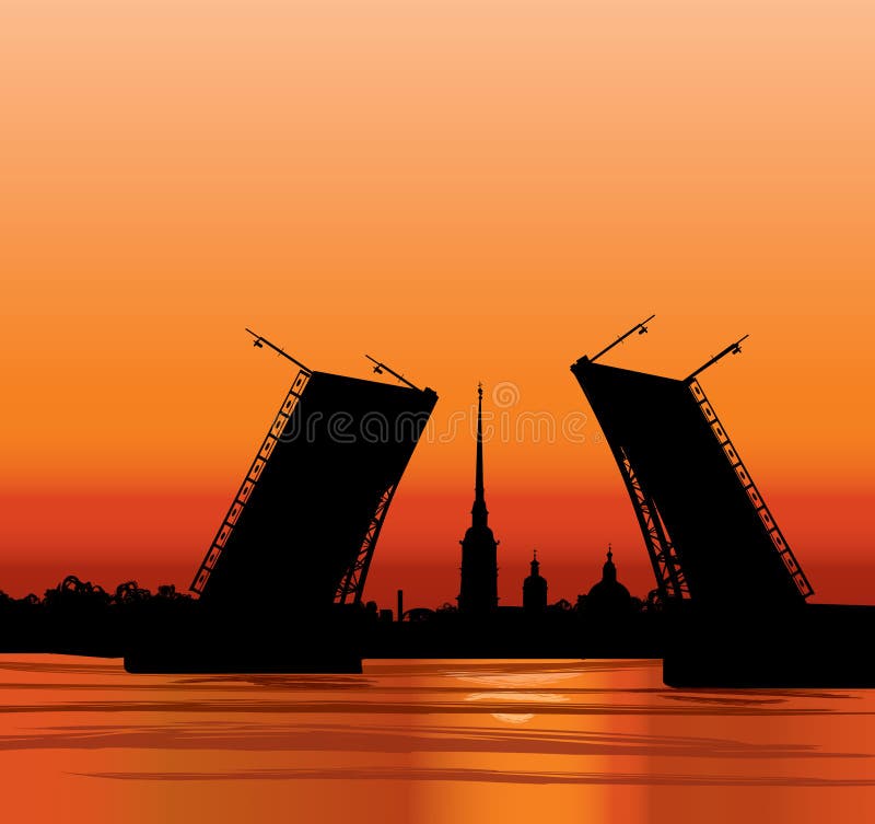 Marco de St Petersburg, Rússia. Ilustração do marco do curso ilustração stock Marco de St Petersburg, Rússia. Ilustração do marco do curso ilustração stock