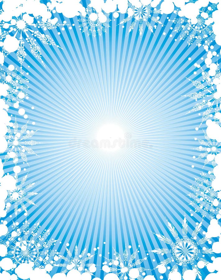 Marco del grunge del copo de nieve, elementos para el diseño, vector stock de ilustración Marco del grunge del copo de nieve, elementos para el diseño, vector stock de ilustración