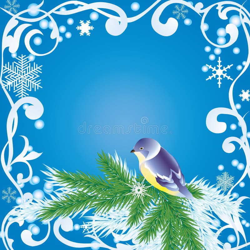 Marco del invierno libre illustration Marco del invierno libre illustration