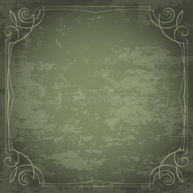 Marco vectorial vintage ilustración del vector