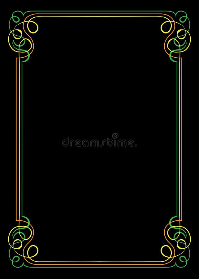 Marco del vector del vintage libre illustration