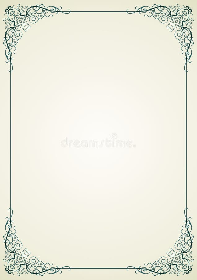 Marco elegante ilustración del vector