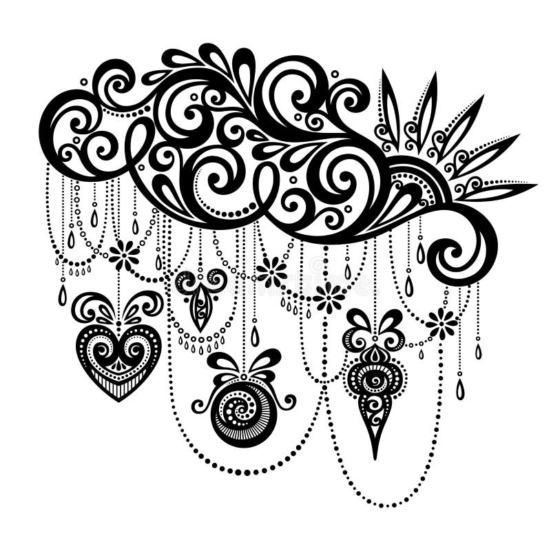 Rosa Negra Aislada, Ejemplo Del Tatuaje De La Flor, Silueta Ilustración del  Vector - Ilustración de valentina, objeto: 100898334