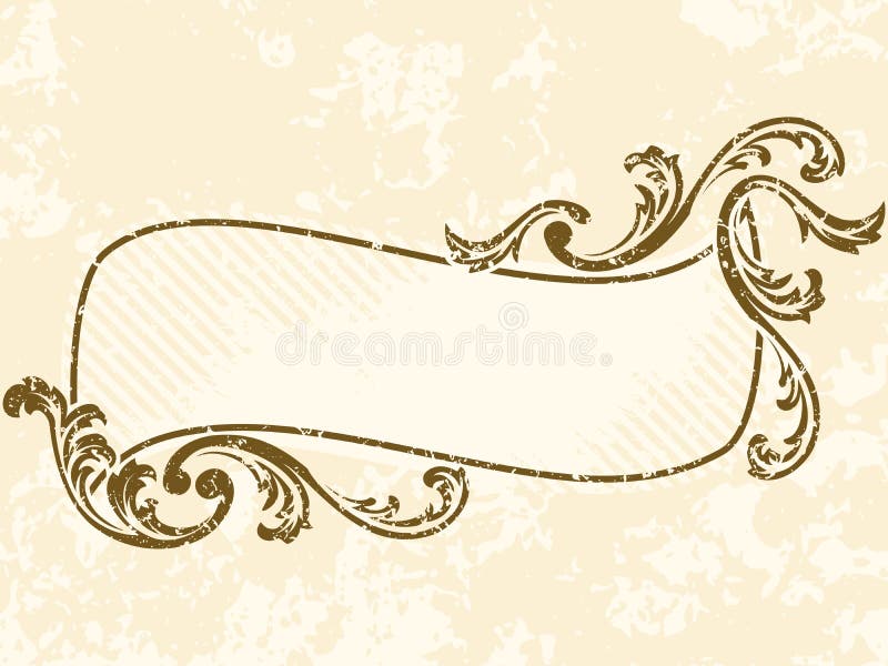 Marco ondulado sucio de la sepia de la vendimia libre illustration Marco ondulado sucio de la sepia de la vendimia libre illustration