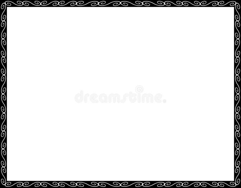 Marco ornamental libre illustration