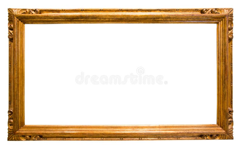 Marco rectangular para un espejo en fondo aislado imágenes de archivo libres de regalías Marco rectangular para un espejo en fondo aislado imágenes de archivo libres de regalías