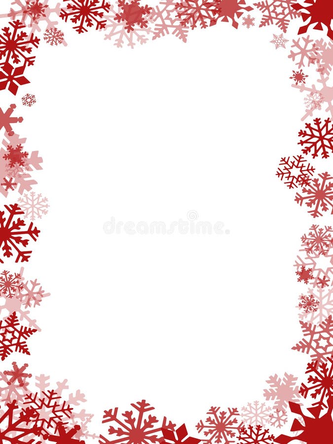 Marco rojo de la tarjeta de Navidad libre illustration