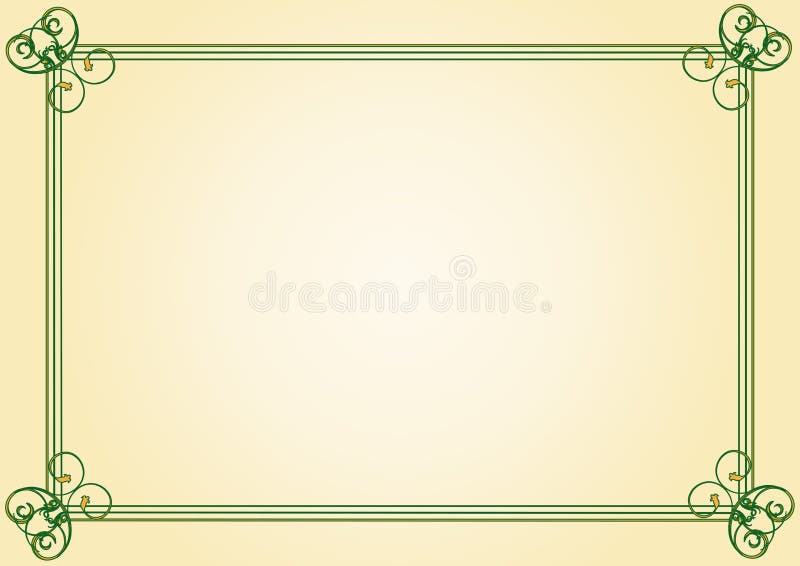 Marco verde libre illustration