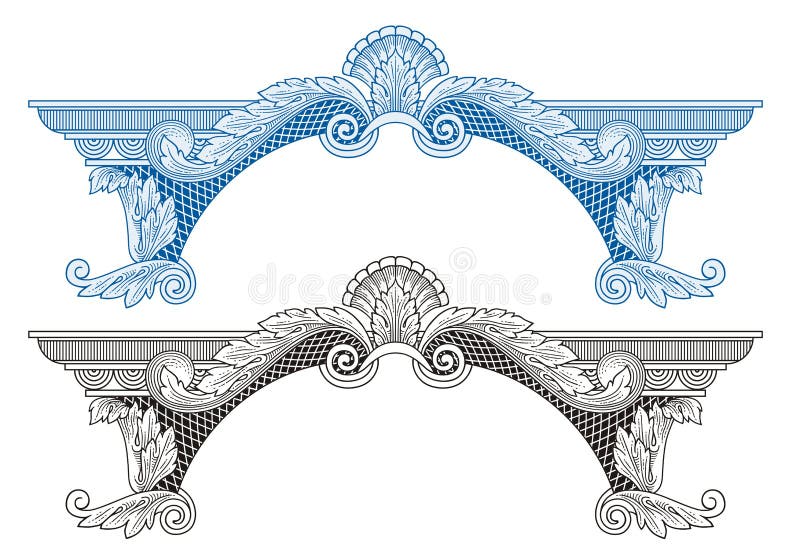 Marco y ornamento reales del vintage libre illustration Marco y ornamento reales del vintage libre illustration