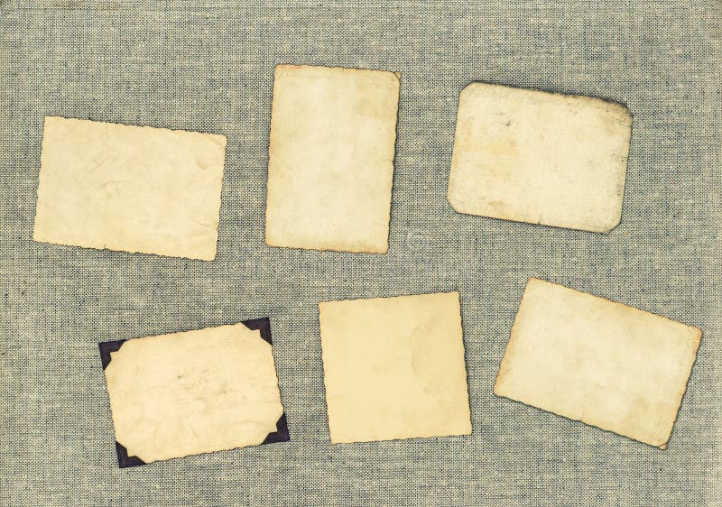 Marcos de la foto del vintage sobre fondo de la materia textil Papel envejecido foto de archivo Marcos de la foto del vintage sobre fondo de la materia textil Papel envejecido foto de archivo